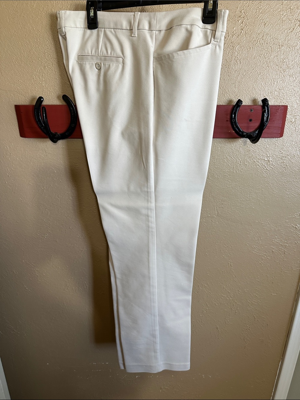 Christopher & Banks White Straight Dress Pants